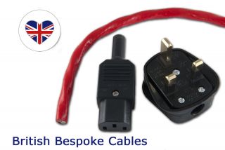 Belden 83803 Audiophile Mains Power Cable Set DIY IEC Plug Free 