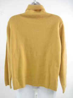 You are bidding on a BELFORD Yellow Cashmere Turtleneck Sweater in a 