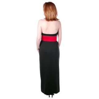 Vintage 1970s Dress Geoffrey Beene Black Silk Halter Gown Scarf Size S 