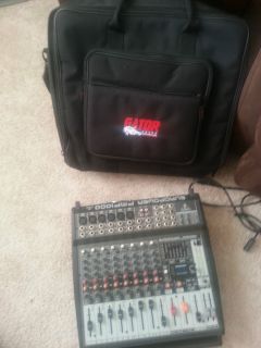 Behringer Europower PMP1000 Powered Mixer with Padded Nylon Bag