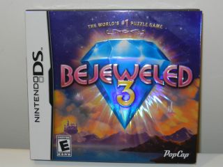 Brand New Bejeweled 3 Video Game for The Nintendo DS DSi