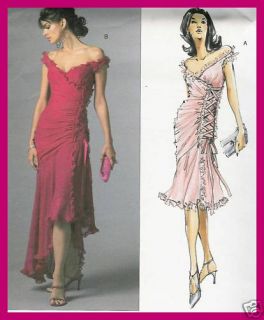 Vogue dress PATTERN gown Bellville Sassoon 2880 L dance Tango style 16 