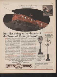 1926 Ives Electric Mechanical Model Train Railroad Bell