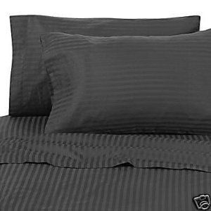 Bed Sheet Set 600 TC 100 Egyptian Cotton 4pc 12 Colors All Size Full 