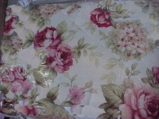 Quilted DAYBED Cover Rose Pattern+attached ruffle Bedskirt~Pink, Sage 