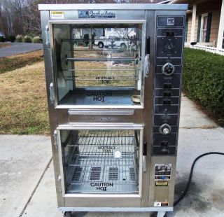   CHICKEN CONVECTION OVEN ELECTRIC BBQ TURKEY SPIT WARMER RIBS DOUBLE