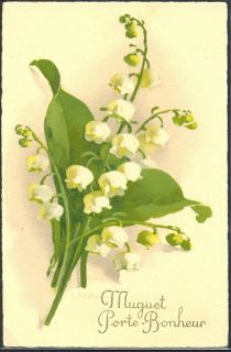 HD197 A s Klein Muguet Lily of The Valley Belle Litho