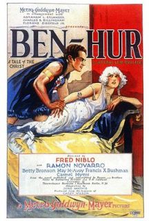 Vintage Original 1926 Ben Hur Movie Program Francis x Bushman MGM Fred 