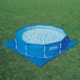 With one of these Bestway Ground Cloths underneath your pool it gives 