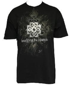 Breaking Benjamin T Shirt Shrine Logo Adult Medium M Tee Licensed New 