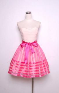 Betsey Johnson Evening Teen Vogue Dress Sz 8 Light Pink