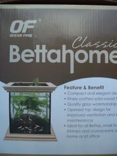 Ocean Free Bettahome Desktop Betta Aquarium Tank