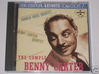 The Complete Benny Carter Vol 7 Arnold Ross Mercury CD