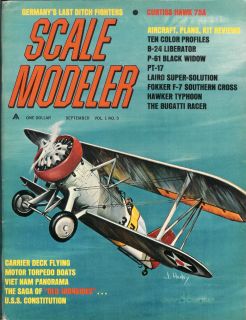 Scale Modeler Magazine Sep 1965 Military Moders Aircraft Armor Ships 