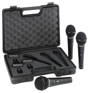 Behringer XM1800S Dynamic Cardioid Live VOCAL MICROPHONE 3 PACK