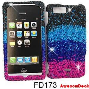 Cell Phone Cover Case for Motorola Droid x MB810 Bling Crystal 