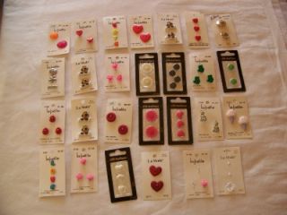 Huge Lot Buttons Findings Feathers Trim Clasps Snapes Buckles