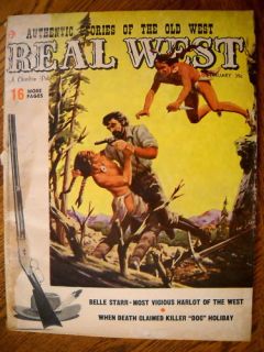 Real West Magazine February 1958 Belle Starr Sin Sister