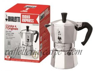 Bialetti Coffe Maker Moka Express Choose 1 2 3 4 6 9 12 Cups Original 