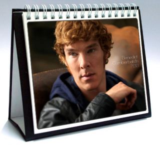 Benedict Cumberbatch 2013 Desktop Holiday Calendar Sherlock Holmes 