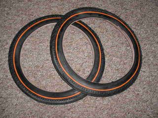 Orange Line Bicycle Tires 16 x 175 Fit  Huffy AMF Roadmaster 