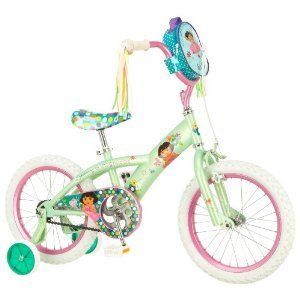   inch Nickelodeon Dora Training Wheels Ride on Toy Bike Bicycle