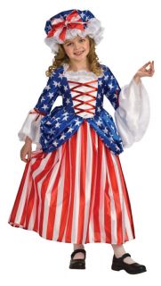 Deluxe Betsy Ross Child Costume Size L Large 12 14 New