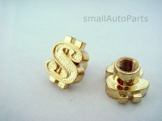   Dollar $ Sign Tire/Wheel Stem VALVE CAPS for Motorcycle/Bike/Bicycle