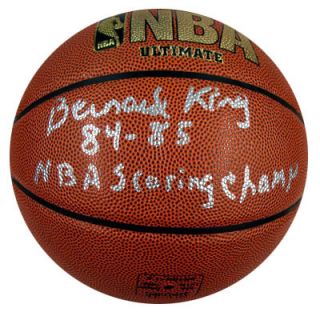 BERNARD KING AUTOGRAPHED SIGNED BASKETBALL SCORING CHAMP PSA DNA