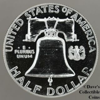 1960 Gem Proof Franklin Silver Half Dollar US Coin #10277022 77
