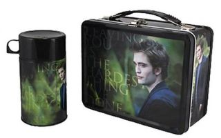 TWILIGHT THE NEW MOON LUNCHBOX THERMOS SET NEW TIN METAL LUNCH BOX