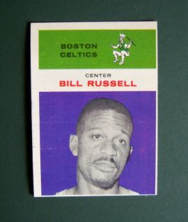 1961 Fleer Basketball 38 Bill Russell NRMT