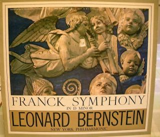   Symphony in D Minor Leonard Bernstein New York Philharmonic LP