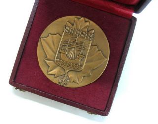 Canada Ville de Dieppe 1973 Arthus Bertrand Medal