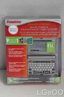 New Franklin Spanish English Dictionary Translator BES 2150 Grey