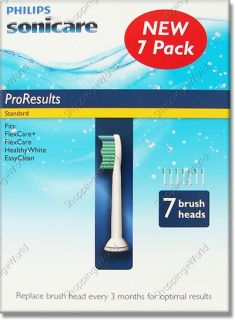 Sonicare Pro Results Standard 7 Pack Replacement Brush Heads 