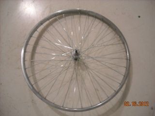 26 Chrome Front Bicycle Bike Steel Wheel Bicycle Parts B253