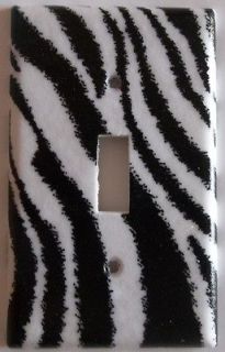 UNB Zebra Stripe Print light switch plate Cover UNBREAKABL girl 