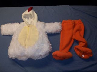   Plush White CHICKEN Halloween Costume for Baby Toddler 12 18 Month Old