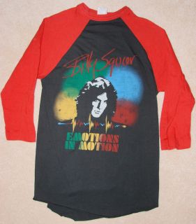 Billy Squier Emotions in Motion Concert Shirt 1982