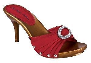 blossom dress women red studded open toe sandals vote14