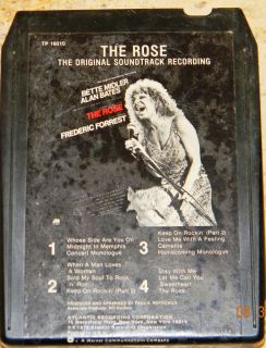 Bette Midler The Rose Soundtrack Tested 8 Track Tape
