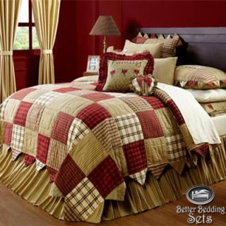   Twin Queen Cal King Quilt Bed in A Bag Linen Bedding Set