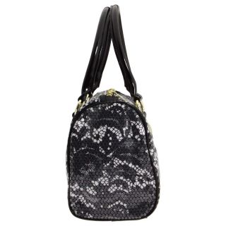 this betseyville dress me up satchel overlays a floral print