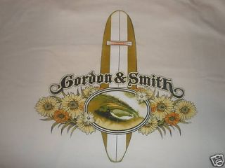 GORDON & SMITH SURFBOARDS FLORAL LONG BOARD FIN SURF SURFING BEACH S/S 