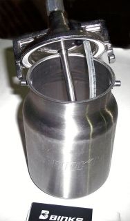 Binks Model 80 510 SS Pressure Assisted 1 Quart Cup Attachment