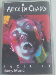 ALICE IN CHAINS FACELIFT MALAYSIA CASSETTE TAPE RARE USED