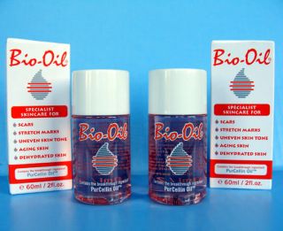 Lot 2 Bio Oil 60ml Anti Aging Skin Scars Stretch Acne Mark Purcellin 