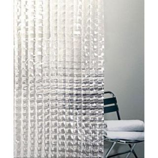 Contemporary Cubic Prism Vinyl Shower Curtains