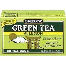 Boxes of Bigelow Fine Teas Green Tea with Lemon 40 Total Tea Bags